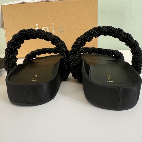 Joie Constance Women’s Black Corded Braided Slip In Summer Sandal Size 5.5 NIB - Picture 11 of 11